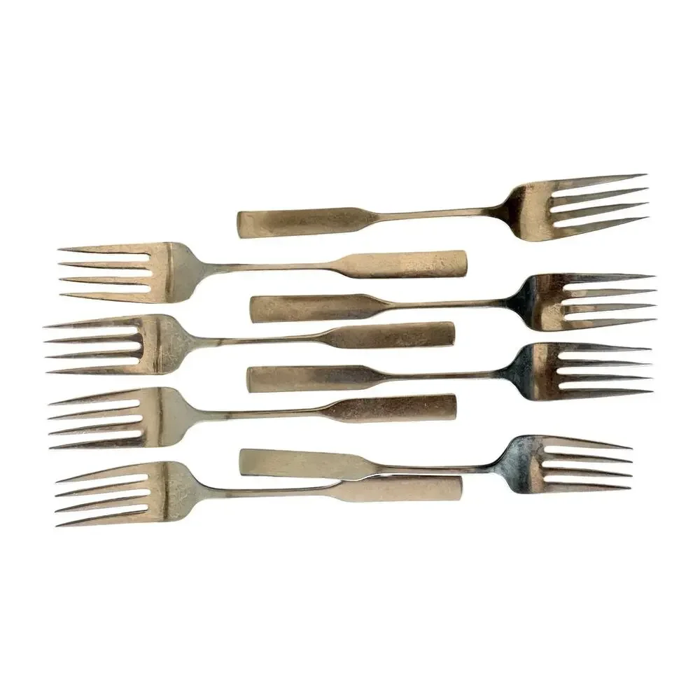 Oneida Deluxe Stainless Flatware Lot 32 Pc Mid Century Modern MCM